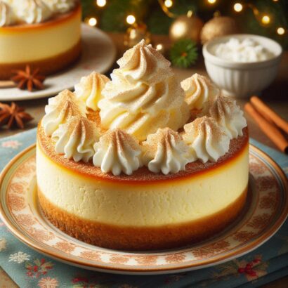 How to cook Eggnog Cheesecake