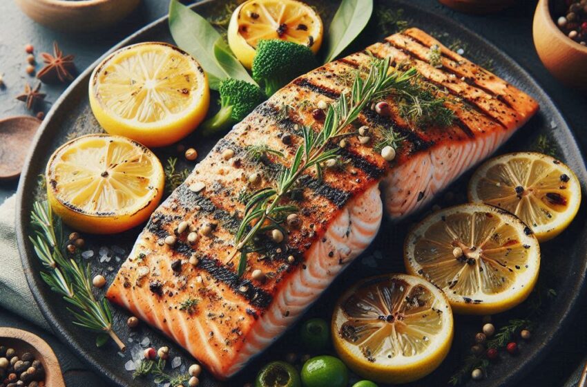 How to cook Grilled Lemon Herb Salmon