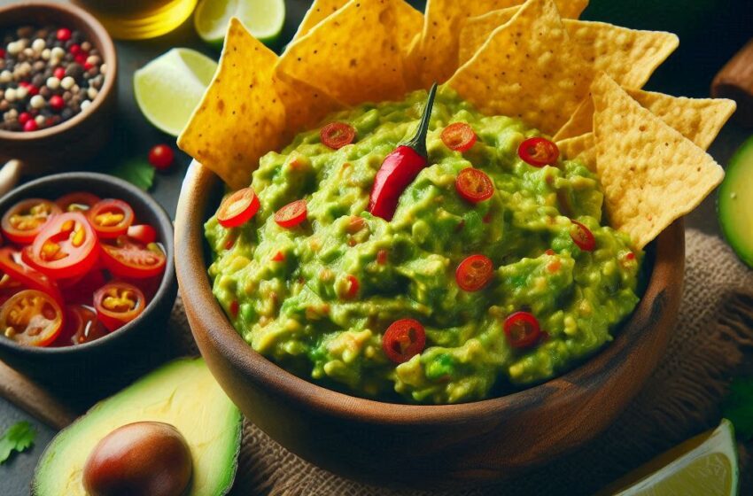 How to cook Guacamole with Homemade Tortilla Chips