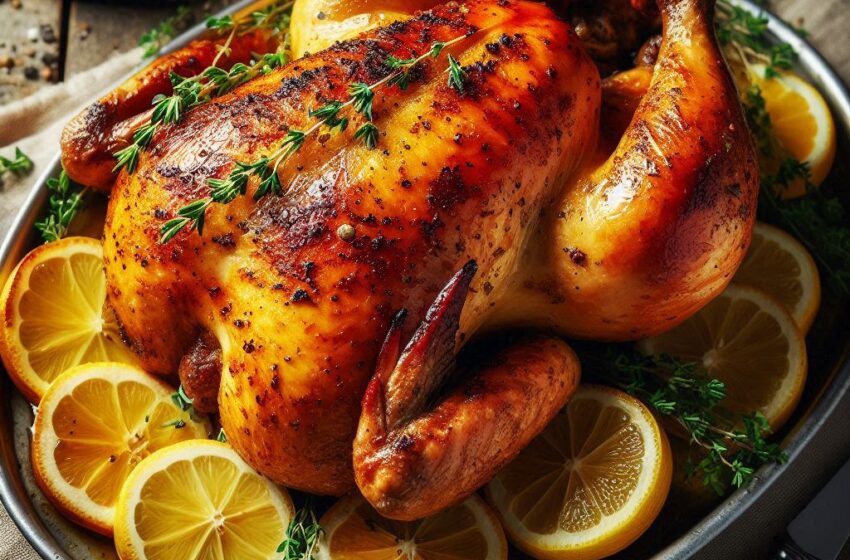 How to cook Roast Chicken with Lemon and Thyme