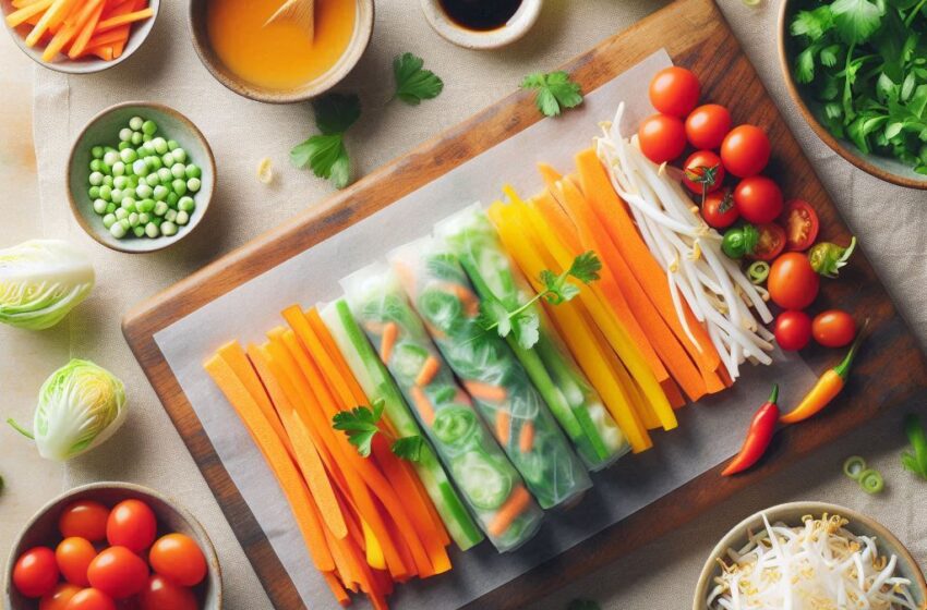 How to cook Vegetarian Spring Rolls